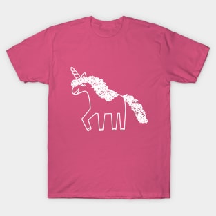 Unicorn Flower Mane T-Shirt